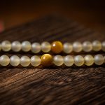 Buddha Stones Tibet 108 Mala Beads Chinese Zodiac Natal Buddha Natural Sheep Horn Wealth Bracelet Mala Bracelet BS 18