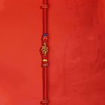 Buddha Stones Red String Eight Thread Peace Knot Year Of The Snake Protection Braided Bracelet Bracelet BS 1