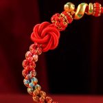 Buddha Stones Red String Mandala Knot Hand-woven Colorful Flowers Year Of The Snake Protection Braided Bracelet Bracelet BS 10