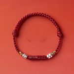 Buddha Stones 925 Sterling Silver Om Mani Padme Hum Cinnabar Blessing Child Adult Bracelet Bracelet BS 16