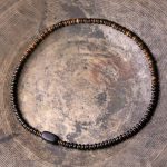 Buddha Stones Ebony Wood Green Sandalwood Copper Brass Calm Double Wrap Bracelet Bracelet BS 13