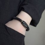 Buddha Stones Ebony Wood Copper Brass Holey Balance Bracelet Bracelet BS 12