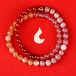 Buddha Stones Five Elements Various Agate Crystal Chalcedony White Crystal White Agate Luck Bracelet Bracelet BS 24