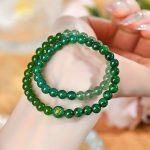 Buddha Stones Five Elements Various Agate Crystal Chalcedony White Crystal White Agate Luck Bracelet Bracelet BS 11