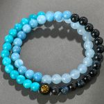 Buddha Stones Five Elements Various Agate Crystal Chalcedony White Crystal White Agate Luck Bracelet Bracelet BS 17