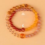 Buddha Stones Five Elements Various Agate Crystal Pearl Black Onyx White Agate White Crystal Luck Bracelet Bracelet BS 25