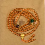 Buddha Stones 108 Mala Beads Citrine Happiness Bracelet Mala Bracelet BS 7