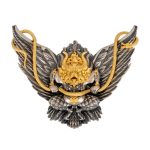 Buddha Stones 925 Sterling Silver Tibetan Garuda Bird Dragon Snake Wisdom Necklace Pendant Necklaces & Pendants BS 9