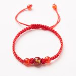 Buddha Stones Natural Red Agate Chinese Zodiac Red String Braided Protection Luck Bracelet Bracelet BS Red Agate Chinese Zodiac-Ox
