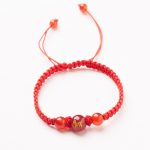 Buddha Stones Natural Red Agate Chinese Zodiac Red String Braided Protection Luck Bracelet Bracelet BS Red Agate Chinese Zodiac-Goat