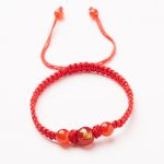 Buddha Stones Natural Red Agate Chinese Zodiac Red String Braided Protection Luck Bracelet Bracelet BS Red Agate Chinese Zodiac-Dog