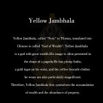 Buddha Stones 925 Sterling Silver Tibet Yellow Jambhala God of Wealth Blessing Necklace Pendant Necklaces & Pendants BS 11