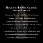 Buddha Stones 925 Sterling Silver Thousand-armed Guanyin Kwan Yin Avalokiteśvara Wealth Necklace Pendant Necklaces & Pendants BS 10