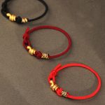 Buddha Stones 999 Gold Year of the Snake Design Handmade Luck Protection Rope Braided Bracelet Bracelet BS 21