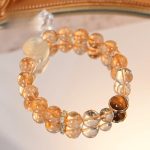 Buddha Stones Topaz Citrine Tiger Eye Zakiram Goddess of Wealth Bracelet Bracelet BS 1