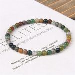 Buddha Stones 4mm Various Stone Crystal Mini Beads Healing Bracelet Bracelet BS 31