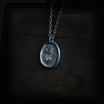 Buddha Stones 999 Sterling Silver 24k Gold Crane Auspicious Clouds Balance Necklace Pendant Necklaces & Pendants BS 3