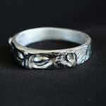 Buddha Stones 999 Sterling Silver Buddha Eyes Protection Ring Ring BS 2