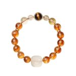 Buddha Stones Topaz Zashi Lhamo Kindness Bracelet Bracelet BS 9