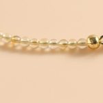 Buddha Stones 2.5mm Ultra-thin Citrine Tourmaline 14K Gold Filled Copper Beads Prosperity Bracelet Bracelet BS 3