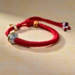 Buddha Stones Tibetan Red Rope Diamond Knot Luck Braided Bracelet Bracelet BS 3