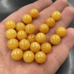 Buddha Stones Huanglong Jade Beads Wealth Bracelet - Huanglong Jade-10mm (Wrist Circumference: 15-17cm) - image 1