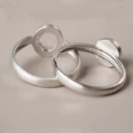 Buddha Stones Natural 925 Sterling Silver Pink Crystal Adjustable Warmth Ring - image 12