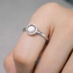 Buddha Stones Natural 925 Sterling Silver Pink Crystal Adjustable Warmth Ring - image 10