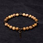 Buddha Stones Distressed Design Copper Luck Bracelet - image 3