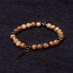 Buddha Stones Distressed Design Copper Luck Bracelet - 6.7in(17cm) - image 1