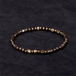Buddha Stones Vintage Distressed Simple Design Copper Brass Beads Wealth Bracelet - 7.9-8.3in(20-21cm) - image 1