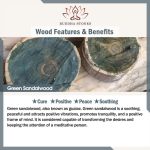 Buddha Stones Natural Coffee Beans Green Sandalwood Positive Bracelet - image 6