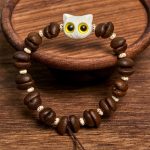Buddha Stones Handmade Natural Coffee Beans Cat Head Bodhi Seed Claw Paw Peace Bracelet - image 11