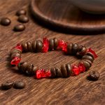 Buddha Stones Handmade Natural Coffee Beans Amethyst Citrine Amazonite Irregular Crystal Bracelet - image 42