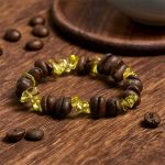 Buddha Stones Handmade Natural Coffee Beans Amethyst Citrine Amazonite Irregular Crystal Bracelet - image 37