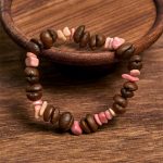 Buddha Stones Handmade Natural Coffee Beans Amethyst Citrine Amazonite Irregular Crystal Bracelet - image 18