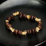 Buddha Stones Handmade Natural Coffee Beans Amethyst Citrine Amazonite Irregular Crystal Bracelet - image 9