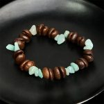 Buddha Stones Handmade Natural Coffee Beans Amethyst Citrine Amazonite Irregular Crystal Bracelet - image 14