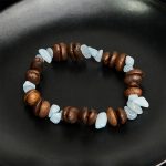 Buddha Stones Handmade Natural Coffee Beans Amethyst Citrine Amazonite Irregular Crystal Bracelet - image 24