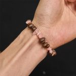 Buddha Stones Handmade Natural Coffee Beans Amethyst Citrine Amazonite Irregular Crystal Bracelet - image 35