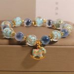 Buddha Stones Natural Candy Agate White Crystal Horse Strength Bracelet - Candy Agate(Wrist Circumference: 15-19cm) - image 1