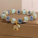 Buddha Stones Natural Candy Agate White Crystal Horse Strength Bracelet - image 2