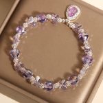 Buddha Stones Butterfly Gourd Amethyst Citrine Labradorite Balance Bracelet - image 4