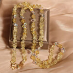 Buddha Stones Butterfly Flower Amethyst Strawberry Quartz Balance Necklace Pendant - Citrine - image 12