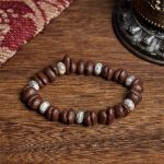 Buddha Stones Natural Coffee Beans Tiger Eye Grey Jasper Lava Rock Beads Bracelet - Coffee Bean&Grey Jasper(Wrist Circumference: 16cm) - image 6