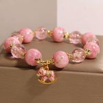 Buddha Stones Rocking Horse Liuli Bracelet - image 2