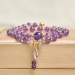 Buddha Stones Natural Amethyst Beads Balance Multi-layer Bracelet - Amethyst (Wrist Circumference: 15-21cm) - image 1