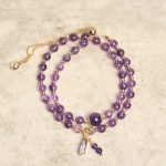 Buddha Stones Natural Amethyst Beads Balance Multi-layer Bracelet - image 3