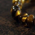 Buddha Stones Tiger Eye Irregular Blocks Courage Bracelet - image 9