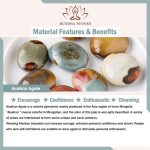 Buddha Stones Natural Alashan Agate Confidence Bracelet - image 10